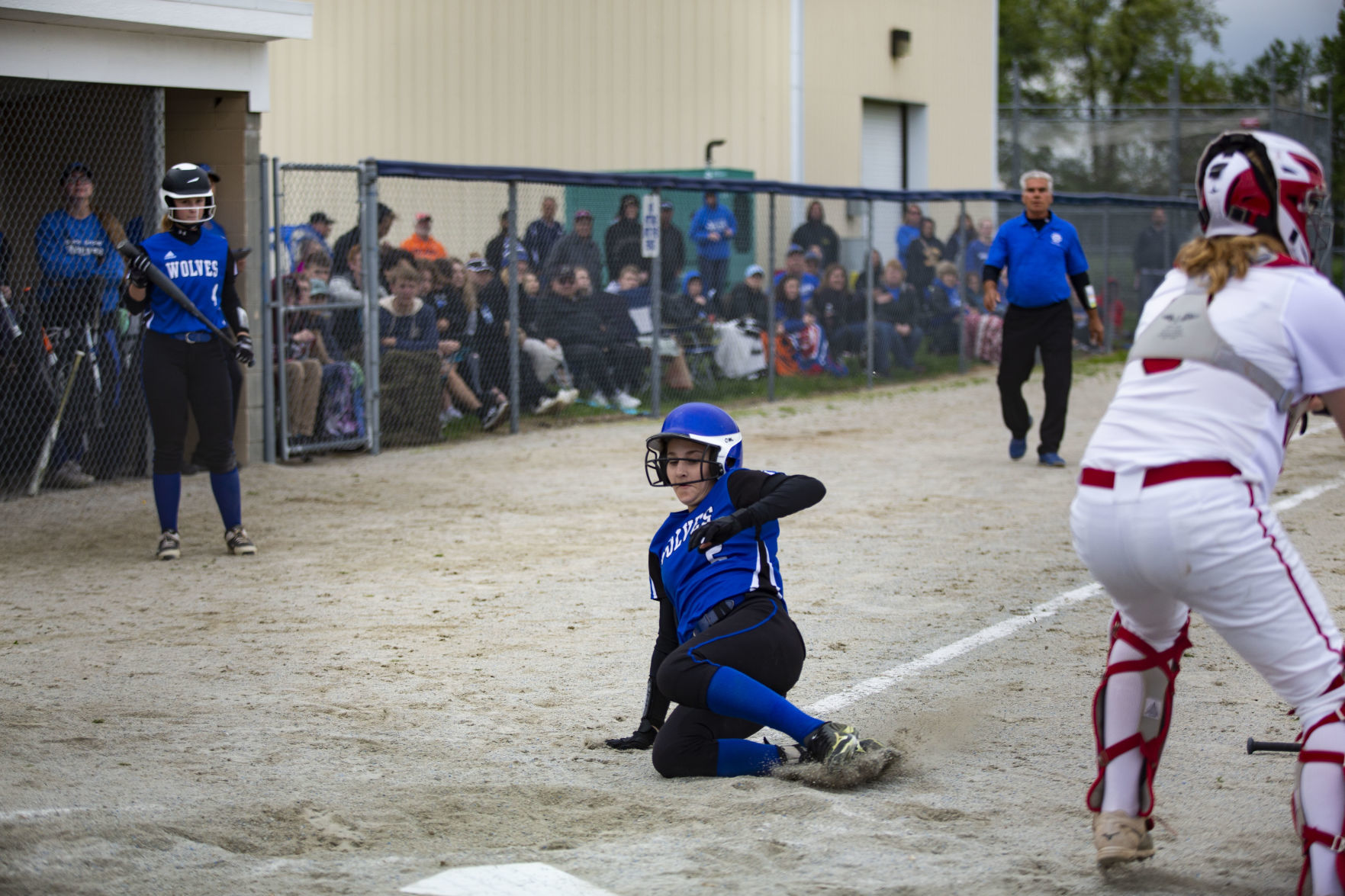 Softball match between Boone Grove and Andrean